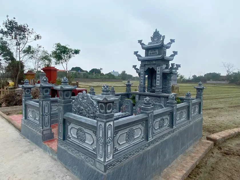 Mẫu lăng mộ đá đẹp 01