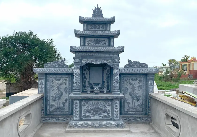 Mẫu lăng mộ đá đẹp 02