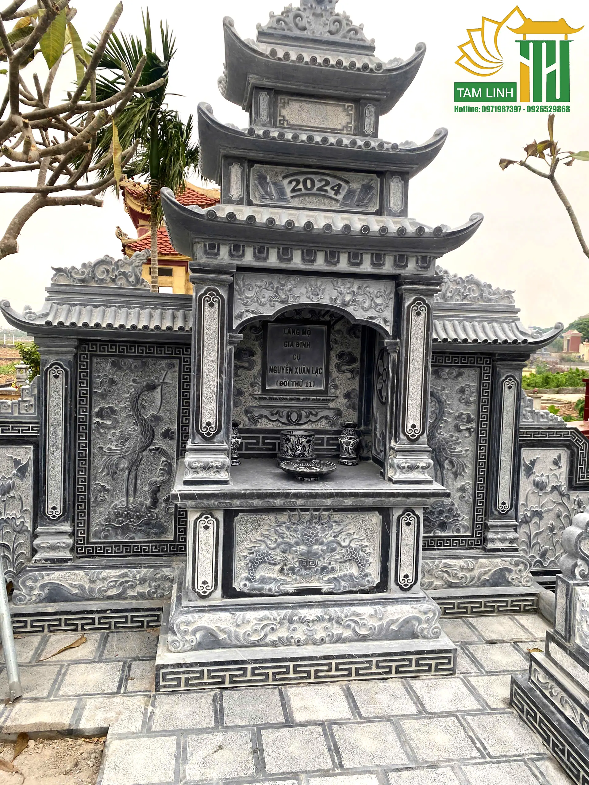 Thiết kế lăng mộ đá truyền thống